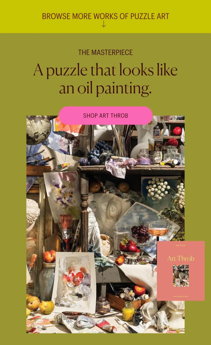 The Masterpiece: A puzzle that looks like an oil painting.