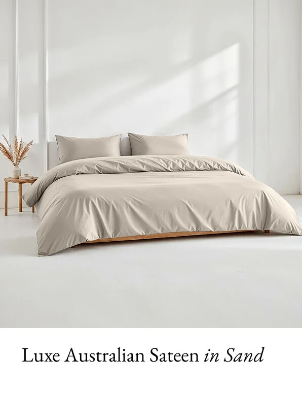 Luxe Australian Sateen in Sand