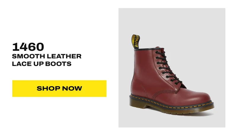 1460 SMOOTH LEATHER LACE UP BOOTS