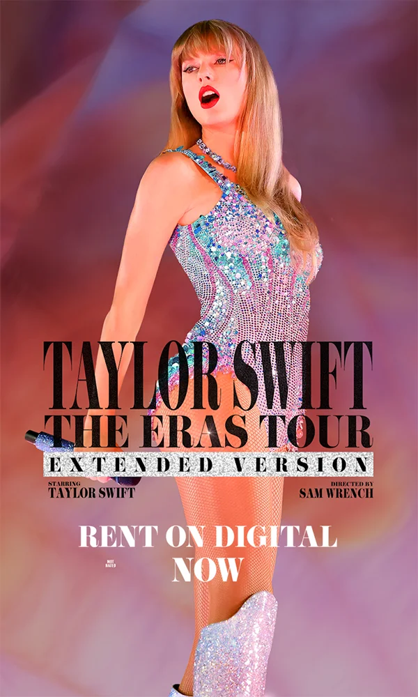 Taylor Swift The Eras Tour Extended Version. Starring Taylor Swift. Directed by Sam Wrench. Rent on digital now.