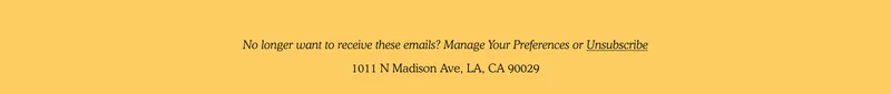 Manage Preferences