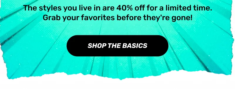 CTA: Shop The Basics