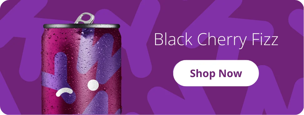 An image of wynk black cherry fizz. shop now