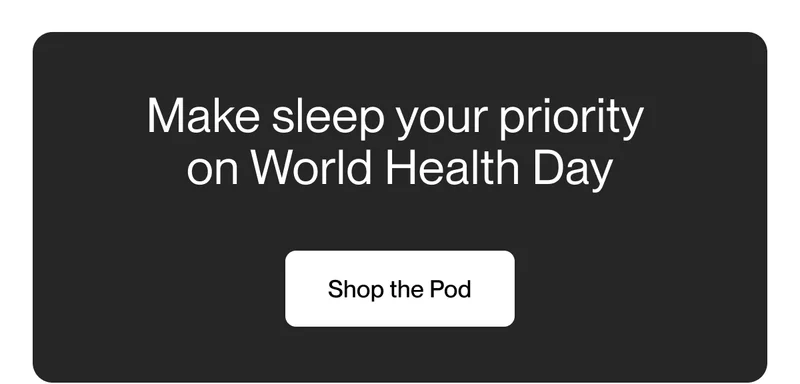 Make sleep your priority  on World Health Day
