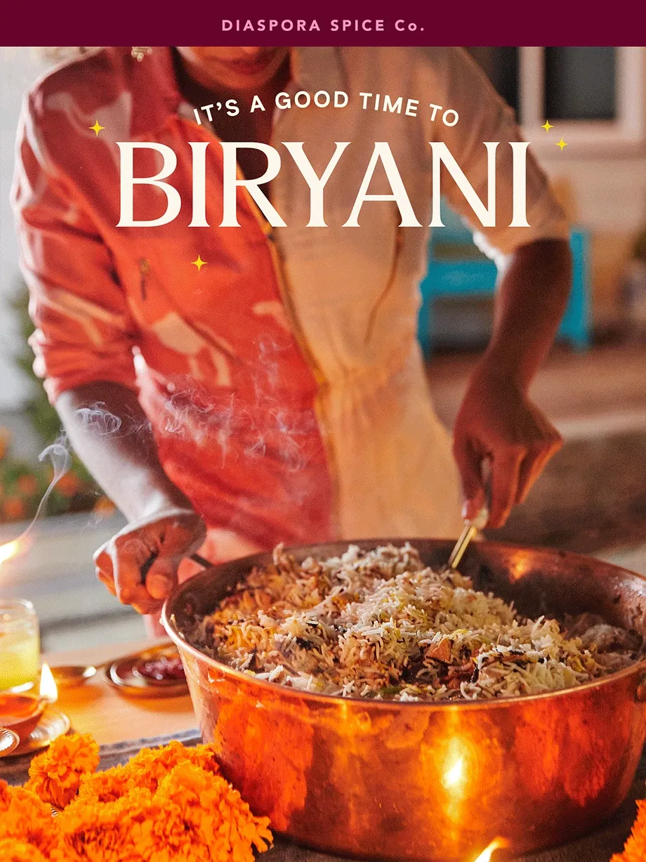 It's a good time to biryani
