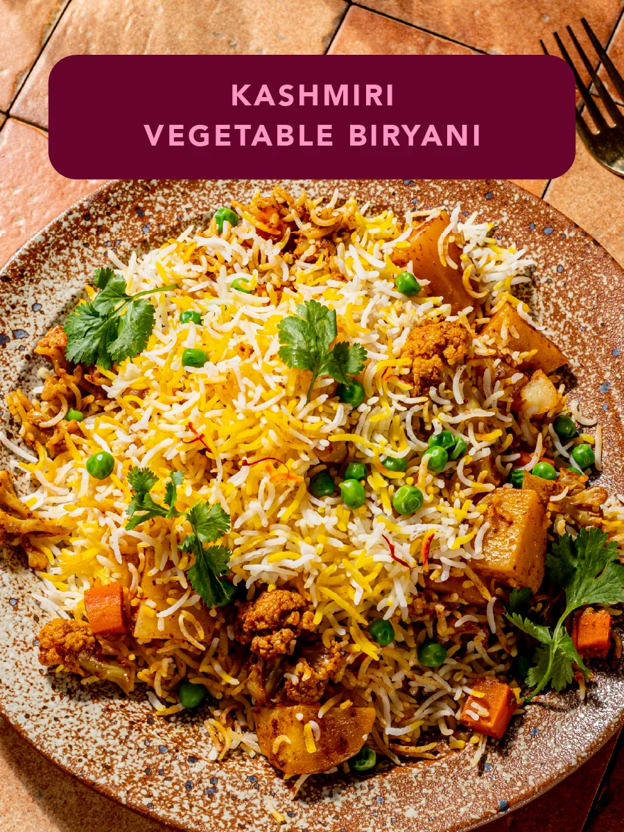 Kashmiri Vegetable Biryani