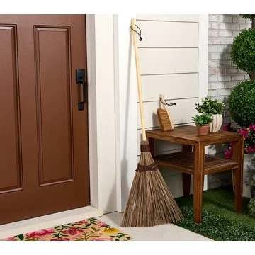 Ultimate Innovations Coconut Palm Outdoor Broom and Brush Set