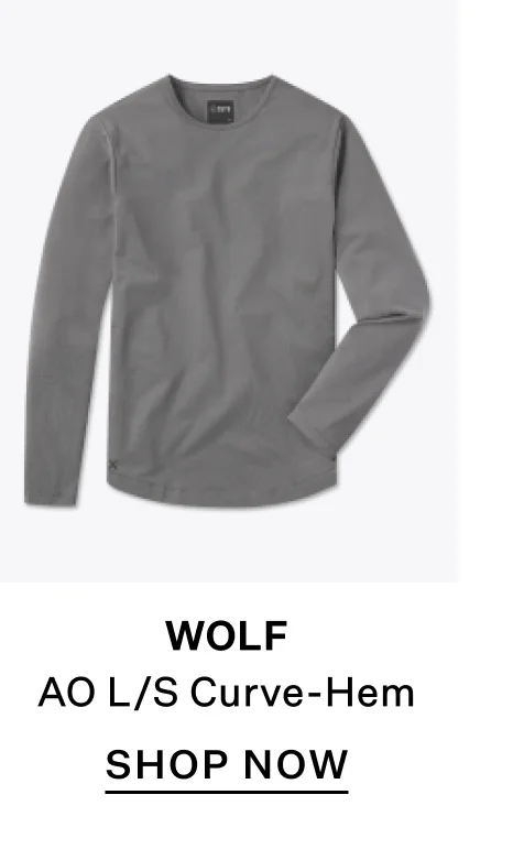 AO Long Sleeve Curve-Hem Tee