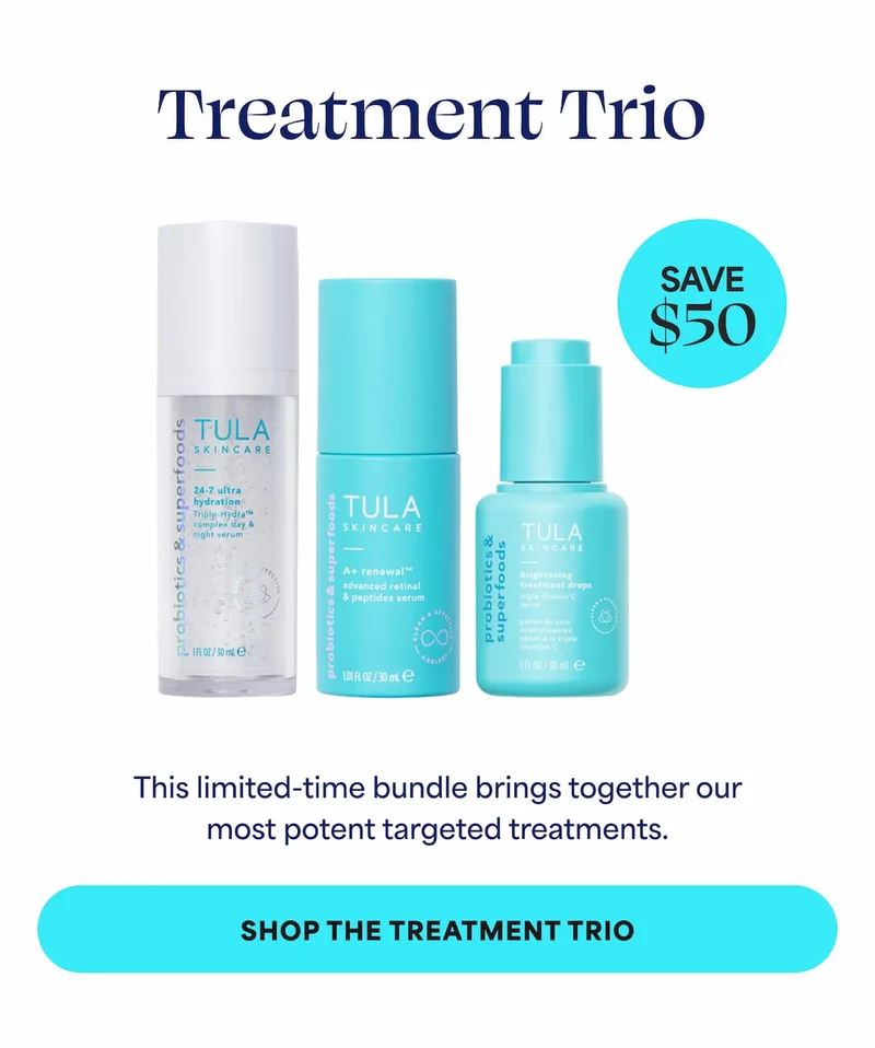 TREATMENT TRIO. This limited-time bundle brings together our most potent targeted treatments. -- Shop the Treatment Trio