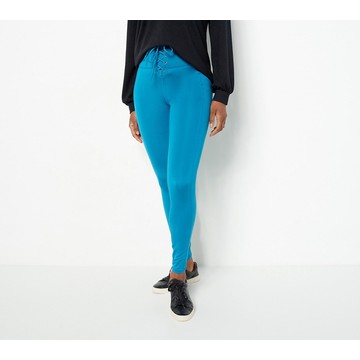 All Worthy Hunter McGrady Petite Lace-Up Leggings
