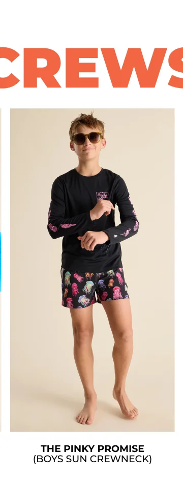 Boys Sun Crewneck: The Pinky Promise