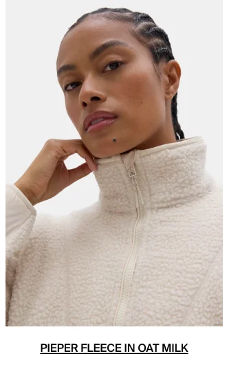 Shop Pieper Fleece in Oat Milk