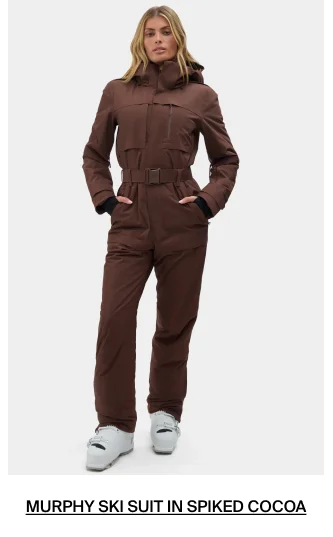 Shop Murphy Ski Suit in Spiked Cocoa