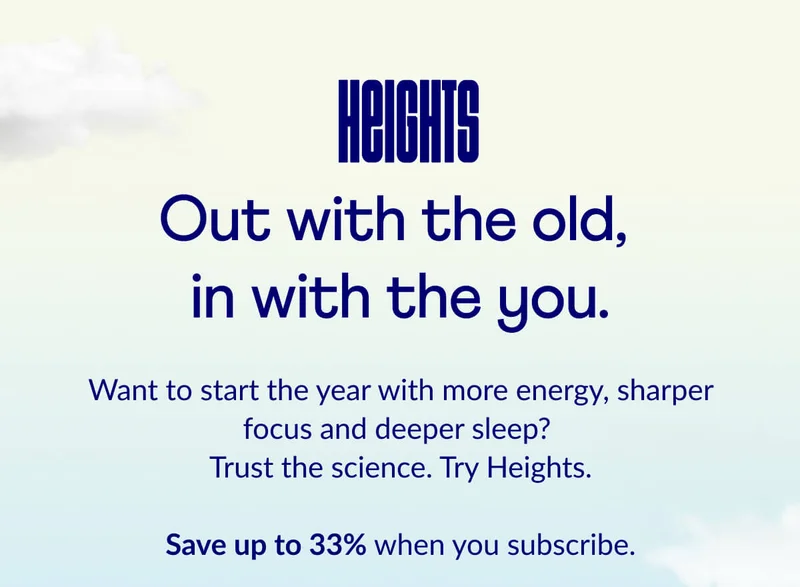 Out with the old,  in with the you.