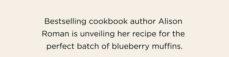 Bestselling cookbook author Alison Roman