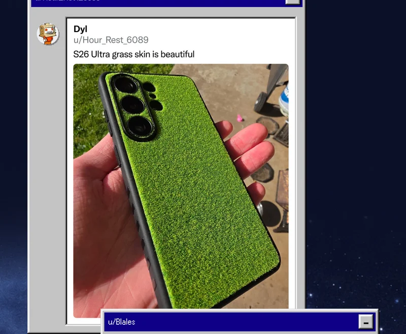 u/Hour_Rest_6089 on Reddit: "S26 Ultra grass skin is beautiful"