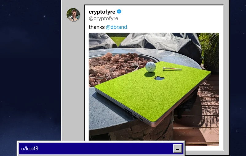 @cryptofyre on Twitter: "thanks @dbrand"