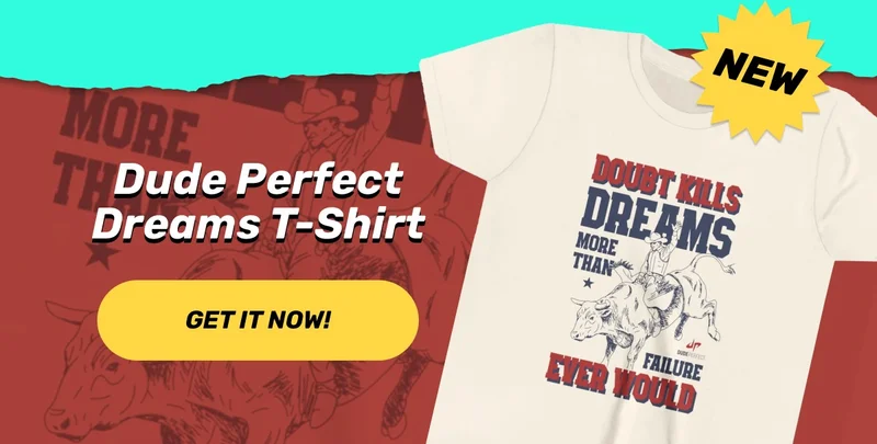 Dude Perfect Dreams T-Shirt - NEW