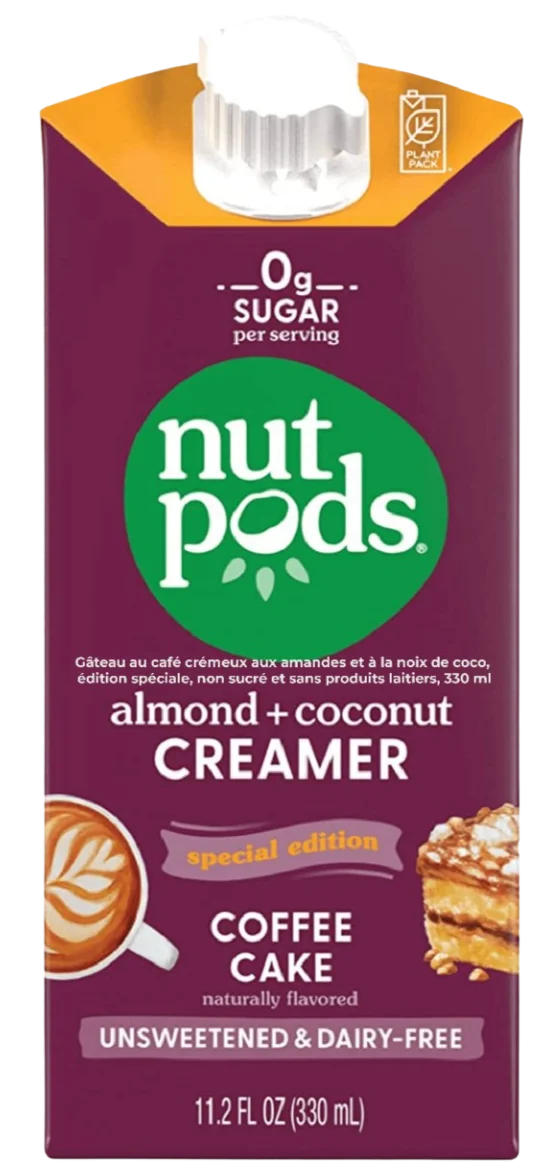 Image of Nut Pods Unsweetened Non-Dairy Coffee Cake Creamer