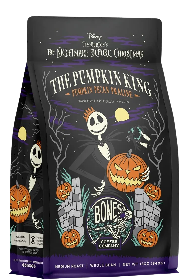 Image of Bones Coffee Company Pumpkin King Medium Roast Ground Coffee