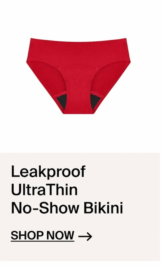 LEakproof ultrathin no-show bikini Shop Now->