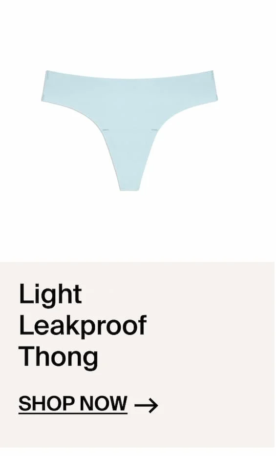 Light Leakproof Thong Shop Now