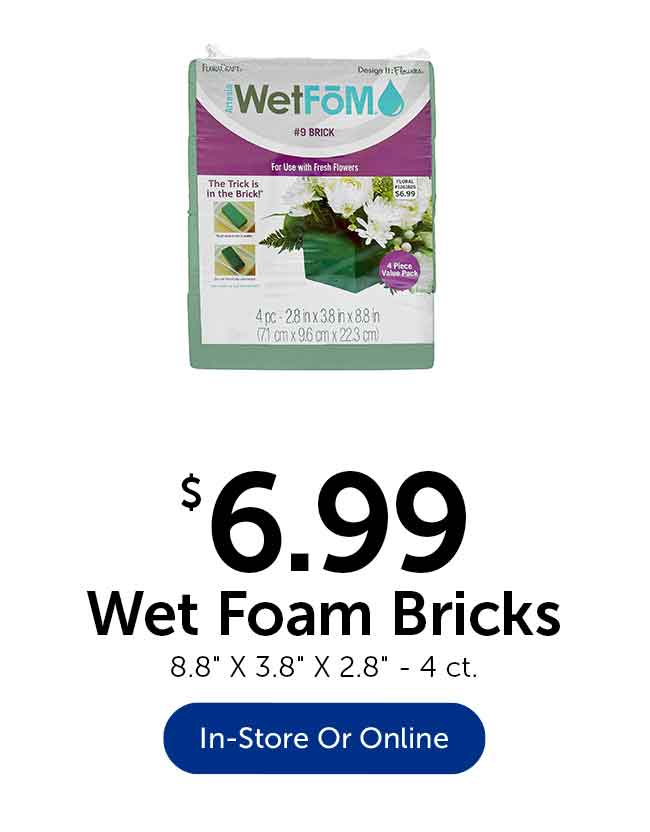 Wet Foam Bricks