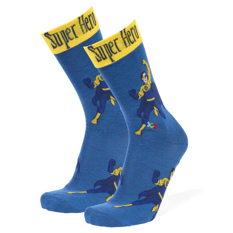 Image of Down Syndrome Superhero Boy Crew Socks
