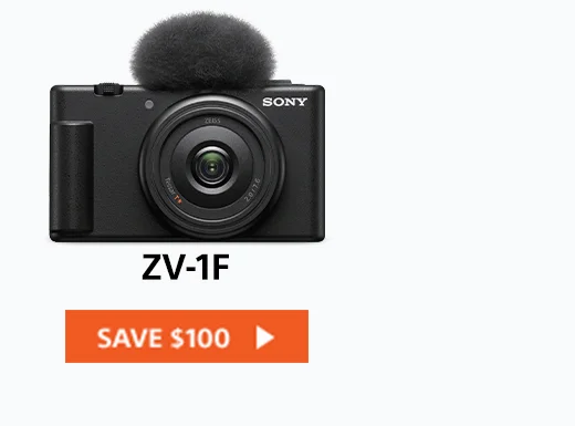 Save $100 | ZV-1F Body | Shop Now