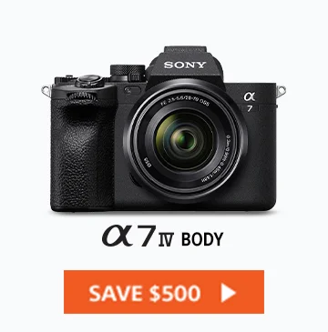 Save $500 | Alpha 7 IV Body | Shop now