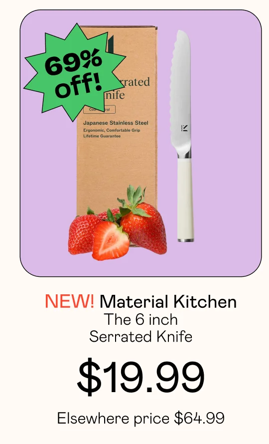 The 6 inch Serrated Knife