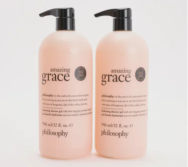 philosophy super-size grace shower gel 32-oz duo