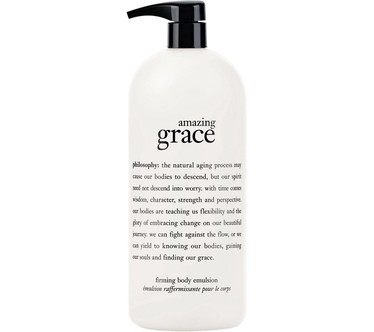 philosophy super-size amazing grace firming body emulsion, 32oz.