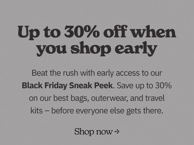 Shop the Black Friday Sneak Peek