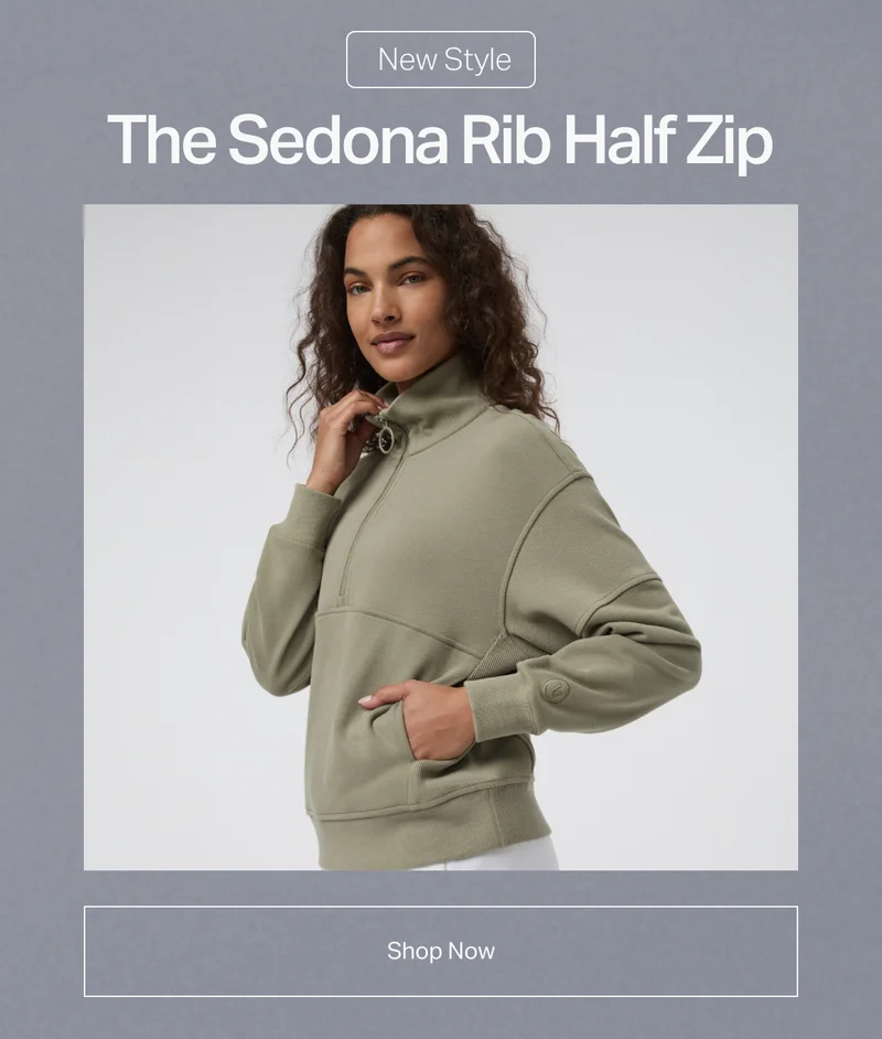 The Sedona Rib Half Zip