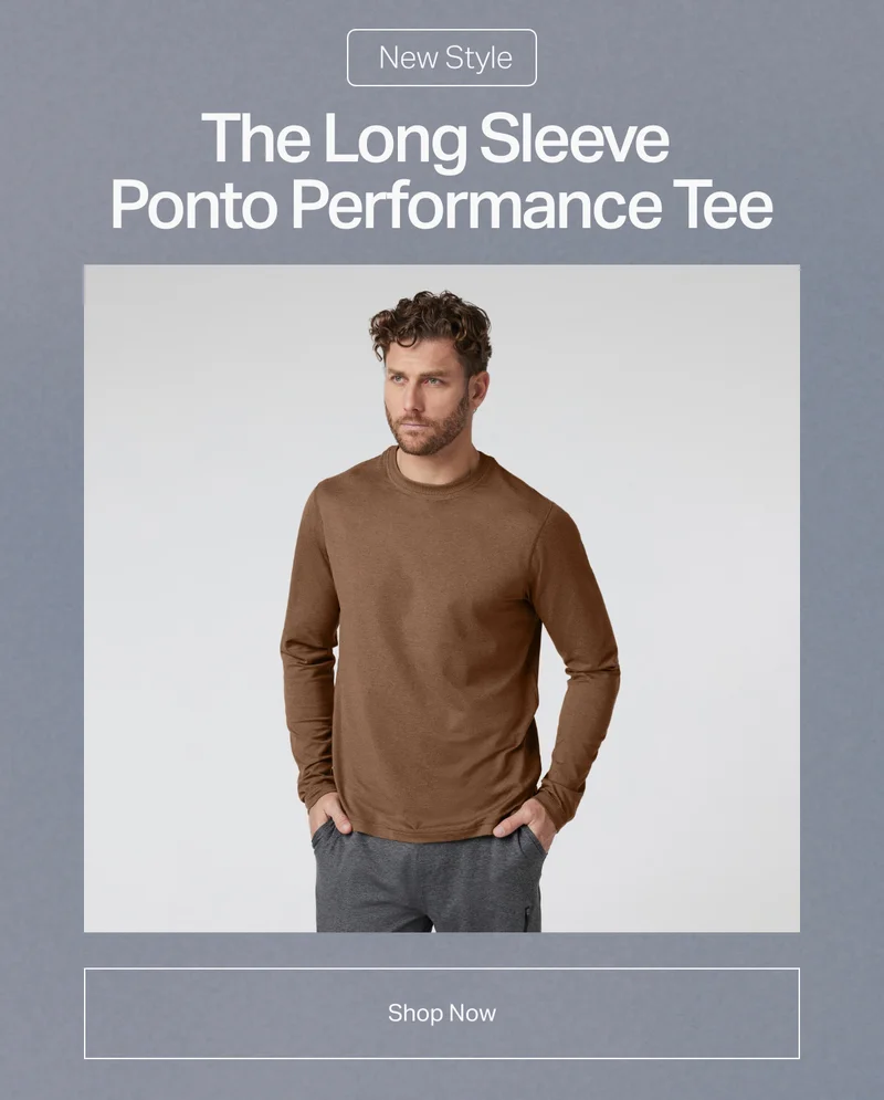 The Long Sleeve Ponto Performance Tee