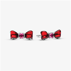 DISNEY SNOW WHITE BOW STUD EARRINGS