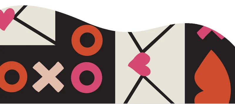 Valentines card graphic