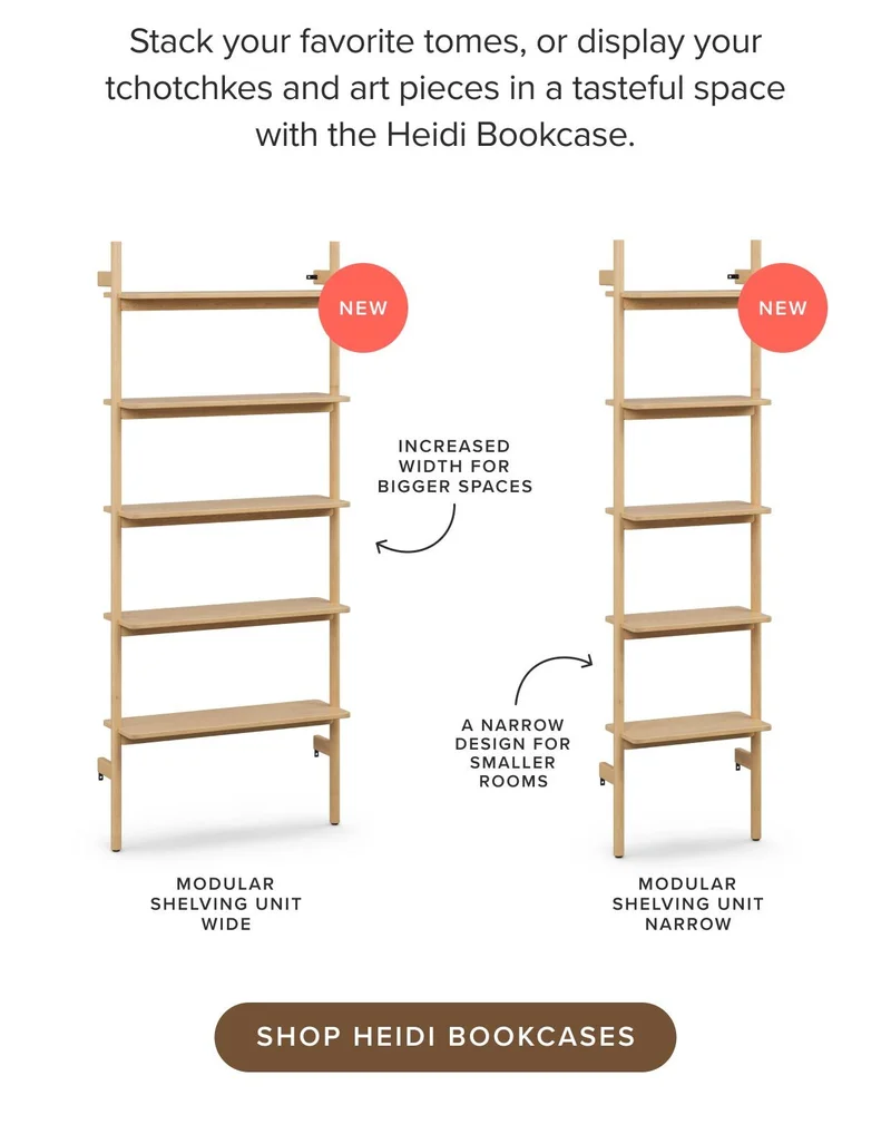 Shop Heidi Bookcases