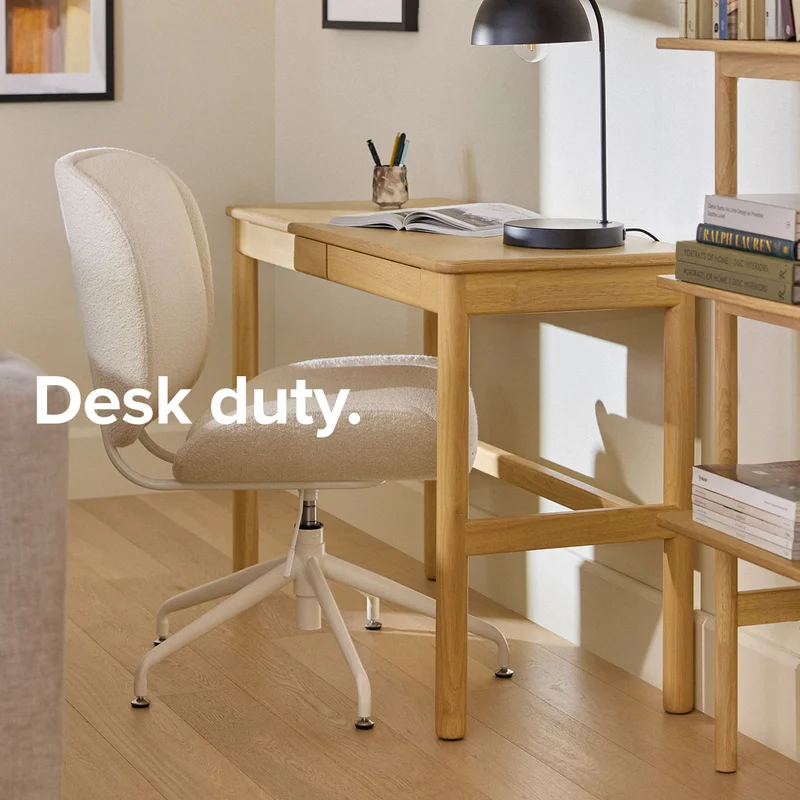 Desk duty.