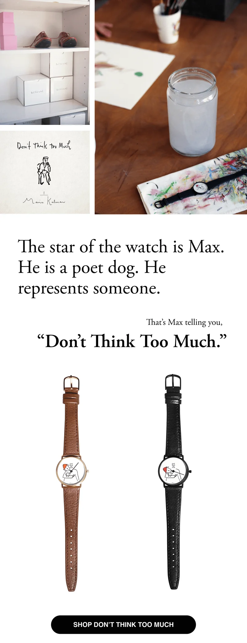 Dont think too much brown