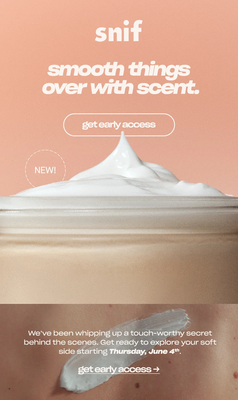 We’ve been whipping up a touch-worthy secret behind the scenes. Get ready to explore your soft side starting Thursday, June 4th.