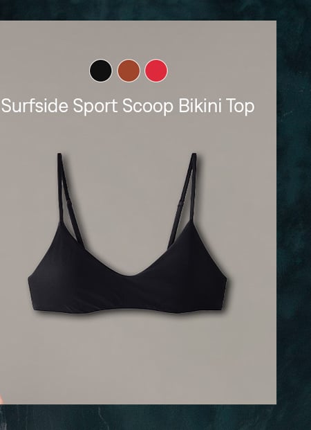 Surfside Sporty Scoop Bikini Top