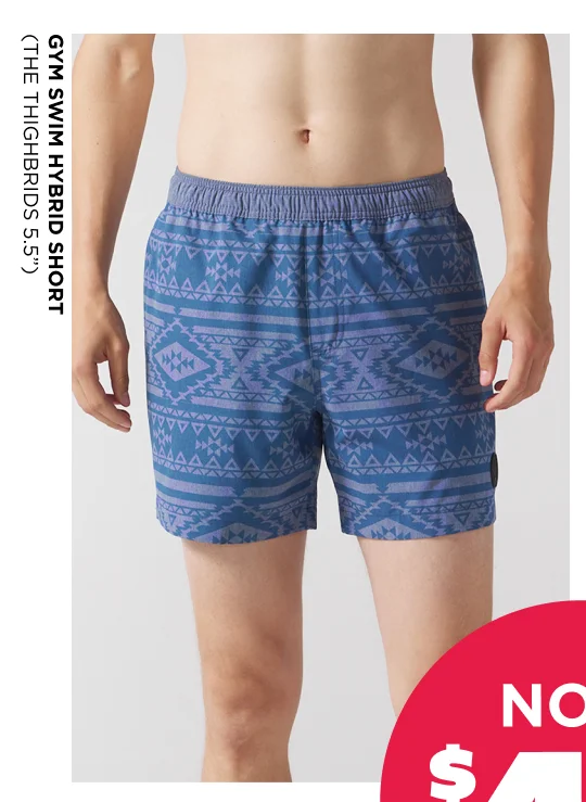 Gym Swim Hybrid Short: The Thighbrids 5.5"