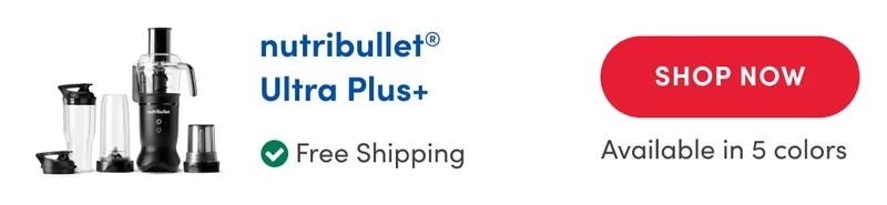 Image of a nutribullet Ultra Plus with all attachments.
