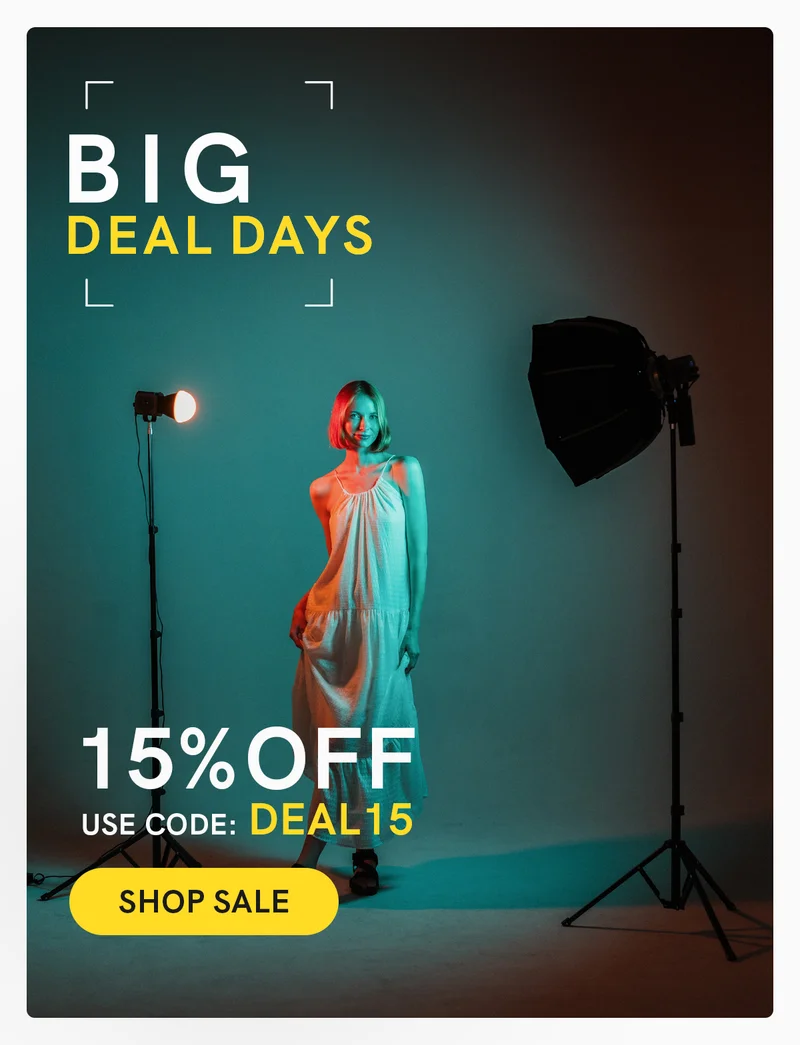 Big Deal Days: 15% Off