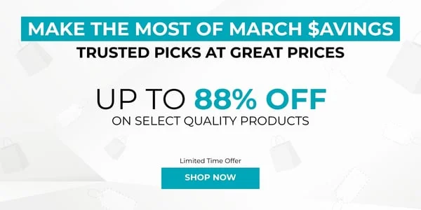 Make the Most of March Savings Up to 88% - March Clearance