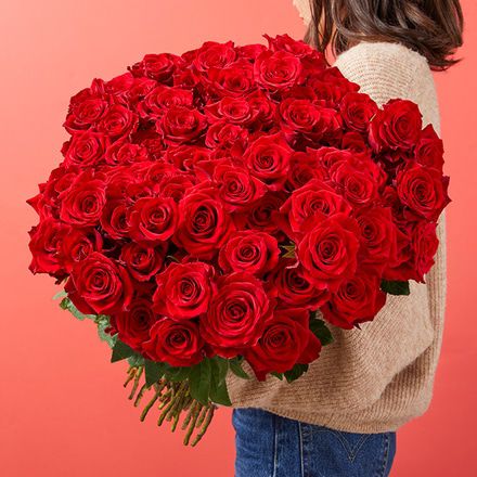 100 Red Roses Bouq