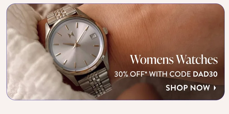 30% Off Womens Watches With Code discount code