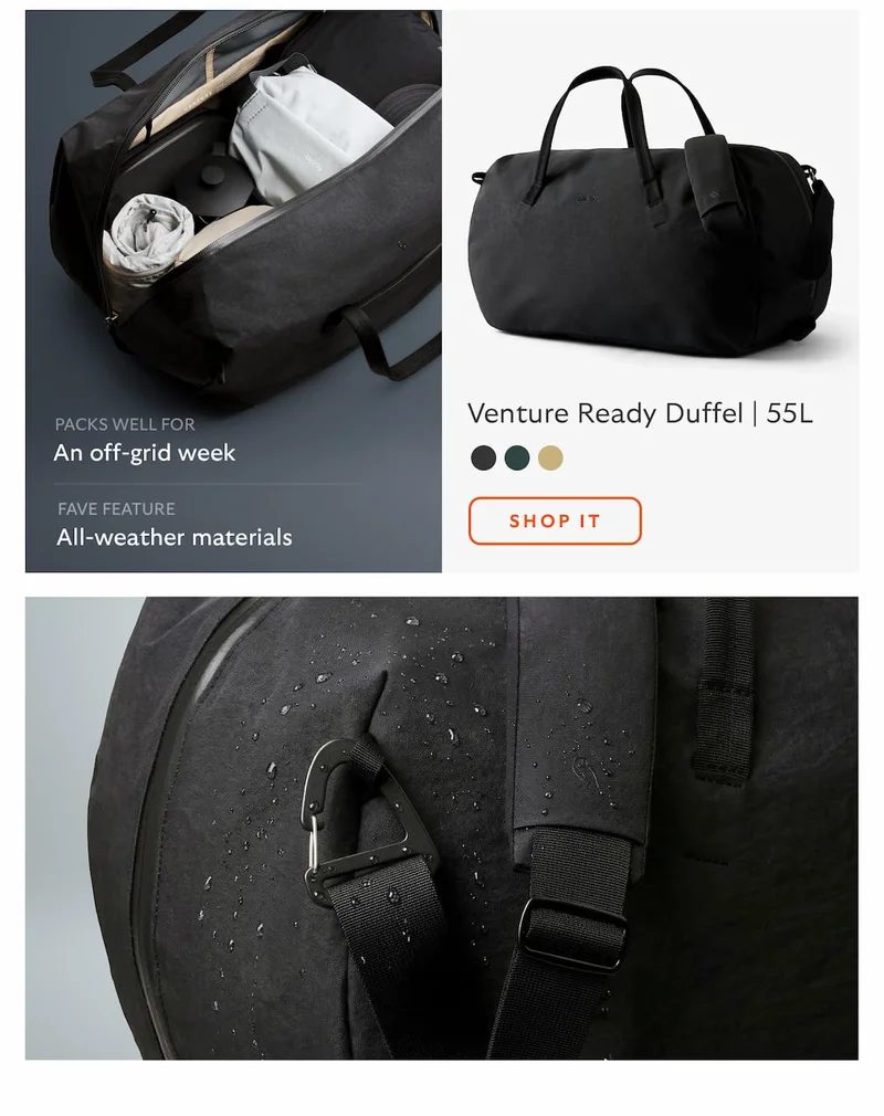 Venture Ready Duffel | 55L
